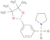 1-{[3-(tetramethyl-1,3,2-dioxaborolan-2-yl)benzene]sulfonyl}pyrrolidine