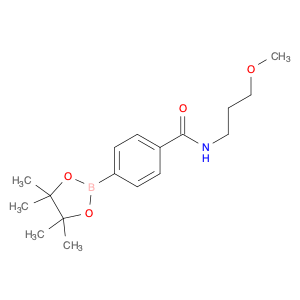 N-(3-methoxypropyl)-4-(tetramethyl-1,3,2-dioxaborolan-2-yl)benzamide