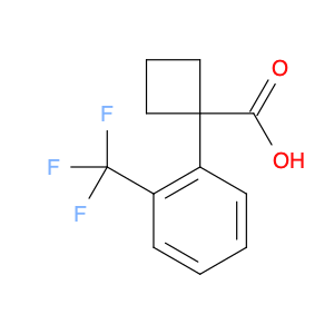 1-(2-(trifluoromethyl)phenyl)cyclobutanecarboxylic acid