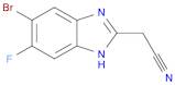 5-Bromo-2-(cyanomethyl)-6-fluorobenzimidazole