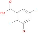 3-Bromo-2,5-difluorobenzoic acid