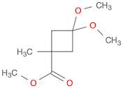 Methyl 3,3-dimethoxy-1-methyl-cyclobutanecarboxylate