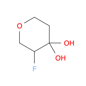 3-Fluorodihydro-2H-pyran-4,4(3H)-diol