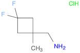 (3,3-Difluoro-1-methyl-cyclobutyl)methanamine hydrochloride