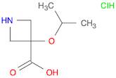 3-Isopropoxyazetidine-3-carboxylic acid hydrochloride