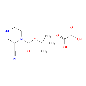 tert-Butyl 2-cyanopiperazine-1-carboxylate oxalate(2:1)