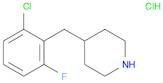 4-[(2-Chloro-6-fluoro-phenyl)methyl]piperidine hydrochloride