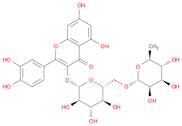 4H-1-Benzopyran-4-one,3-[[6-O-(6-deoxy-a-L-mannopyranosyl)-b-D-glucopyranosyl]oxy]-2-(3,4-dihydrox…