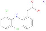 Benzeneacetic acid, 2-[(2,6-dichlorophenyl)amino]-, monopotassiumsalt