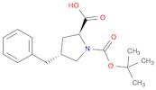 1,2-Pyrrolidinedicarboxylic acid, 4-(phenylmethyl)-, 1-(1,1-dimethylethyl)ester, (2S,4R)-