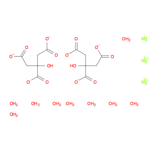 1,2,3-Propanetricarboxylic acid, 2-hydroxy-, magnesium salt (2:3),nonahydrate