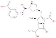 1-Azabicyclo[3.2.0]hept-2-ene-2-carboxylic acid,3-[[(3S,5S)-5-[[(3-carboxyphenyl)amino]carbonyl]-3…