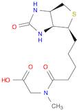 Glycine,N-[5-(hexahydro-2-oxo-1H-thieno[3,4-d]imidazol-4-yl)-1-oxopentyl]-N-methyl-, [3aS-(3aa,4b,…