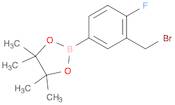 3-Bromomethyl-4-fluorophenylboronic acid pinacol ester