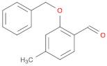 Benzaldehyde, 4-methyl-2-(phenylmethoxy)-