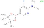 2-(N,N-Dimethylamino)-3-Fluoropyridine-5-Boronic Acid Pinacol Ester Hydrochloride