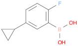 5-Cyclopropyl-2-fluorophenylboronic acid