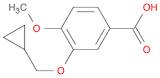 Benzoic acid, 3-(cyclopropylmethoxy)-4-methoxy-