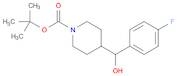 1-Piperidinecarboxylic acid, 4-[(4-fluorophenyl)hydroxymethyl]-,1,1-dimethylethyl ester