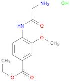 Benzoic acid, 4-[(2-aminoacetyl)amino]-3-methoxy-, ethyl ester, hydrochloride (1:1)