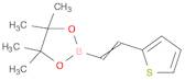 (E)-4,4,5,5-Tetramethyl-2-(2-(thiophen-2-yl)vinyl)-1,3,2-dioxaborolane