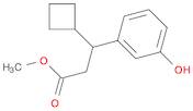 Methyl 3-cyclobutyl-3-(3-hydroxyphenyl)propanoate