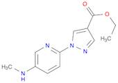 Ethyl 1-(5-(methylamino)pyridin-2-yl)-1H-pyrazole-4-carboxylate