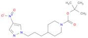 tert-Butyl 4-(3-(4-nitro-1h-pyrazol-1-yl)propyl)piperidine-1-carboxylate