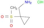 {[1-(Methylsulfonyl)cyclopropyl]methyl}amine hydrochloride