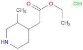 Ethyl 2-(3-methyl-4-piperidyl)acetate hydrochloride