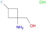 (1-Amino-3-fluorocyclobutyl)methanol hydrochloride