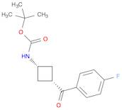 cis-tert-Butyl 3-(4-fluorobenzoyl)cyclobutylcarbamate