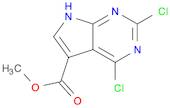 methyl2,4-dichloro-7H-pyrrolo[2,3-d]pyrimidine-5-carboxylate