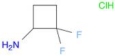 2,2-difluorocyclobutan-1-aminehydrochloride