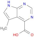 5-methyl-7H-pyrrolo[2,3-d]pyrimidine-4-carboxylicacid