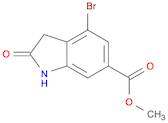 methyl 4-bromo-2-oxo-2,3-dihydro-1H-indole-6-carboxylate