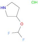 3-(difluoromethoxy)pyrrolidine hydrochloride