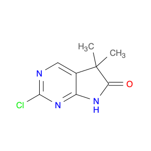 2-Chloro-5,5-dimethyl-5H-pyrrolo[2,3-d]pyrimidin-6(7H)-one