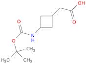 2-(3-([(tert-Butoxy)carbonyl]amino)cyclobutyl)acetic acid