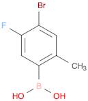 4-Bromo-5-fluoro-2-methylphenylboronic acid