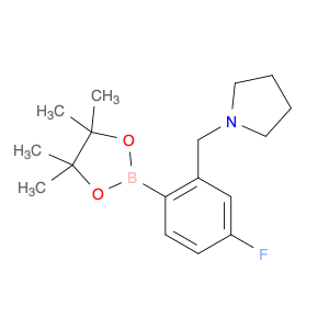 4-Fluoro-2-[(1-pyrrolidyl)methyl]phenylboronicAcidPinacolEster