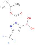 1-Boc-3-trifluoromethylpyrazole-5-boronic acid