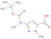 3-((Tert-Butoxycarbonyl)(Methyl)Amino)-1-Methyl-1H-Pyrazole-5-Carboxylic Acid