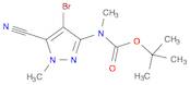 Tert-Butyl (4-Bromo-5-Cyano-1-Methyl-1H-Pyrazol-3-Yl)(Methyl)Carbamate