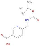 3-Pyridinecarboxylic acid,6-[[[(1,1-dimethylethoxy)carbonyl]amino]methyl]-