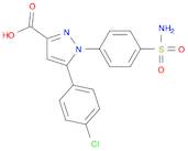 5-(4-Chlorophenyl)-1-(4-sulfamoylphenyl)-1H-pyrazole-3-carboxylic acid