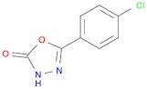 1,3,4-Oxadiazol-2(3H)-one, 5-(4-chlorophenyl)-