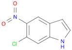 1H-Indole, 6-chloro-5-nitro-