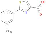 4-Thiazolecarboxylic acid, 2-(3-methylphenyl)-