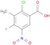 2-chloro-4-fluoro-3-methyl-5-nitrobenzoic acid